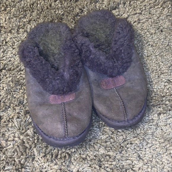 purple uggs slippers